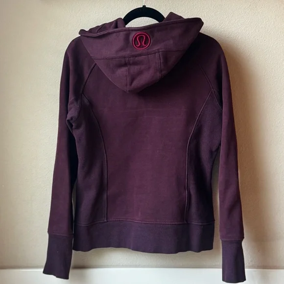 LuluLemon Scuba Hoodie II - Bordeaux Drama Zip-Up - Picture 3 of 6
